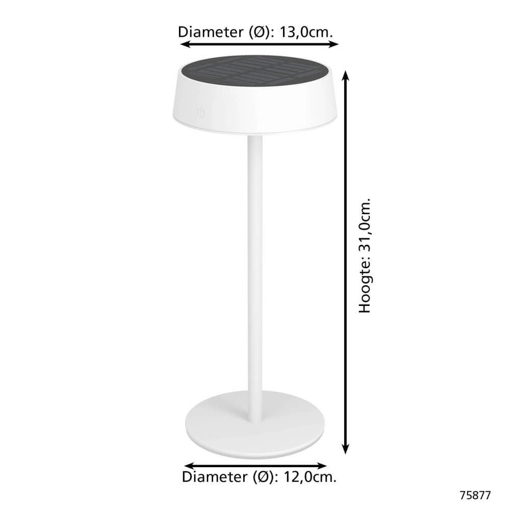 Sleek table lamp Simeri Hybrid White Eglo 9002759758776
