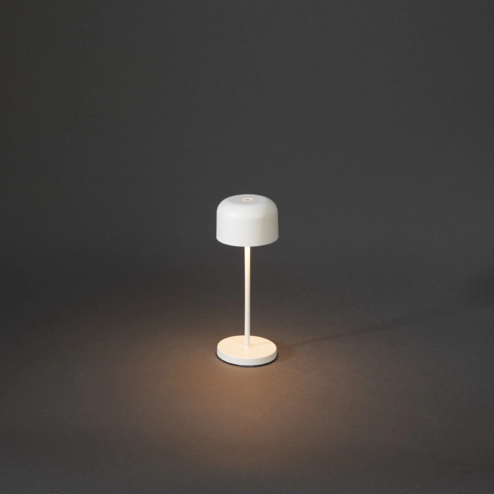 Rechargeable table lamp Lille mini white KonstSmide 7318307835250