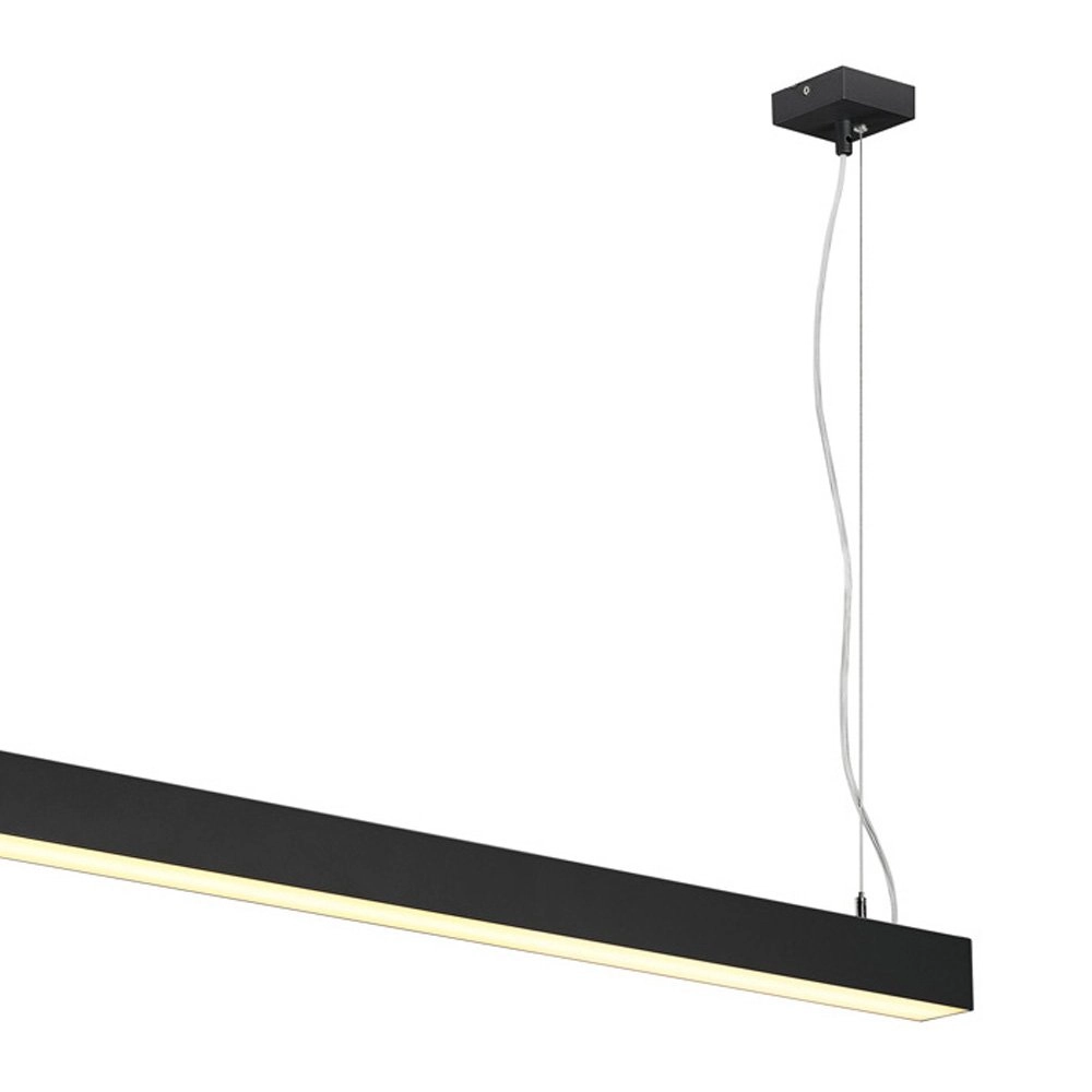 Pendant lamp design Q-Line dimmable 142cm black SLV 4024163196116