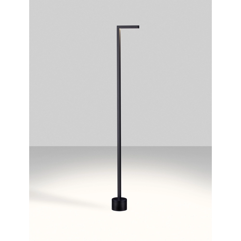 Sleek garden lamp Pipe black 94.5cn