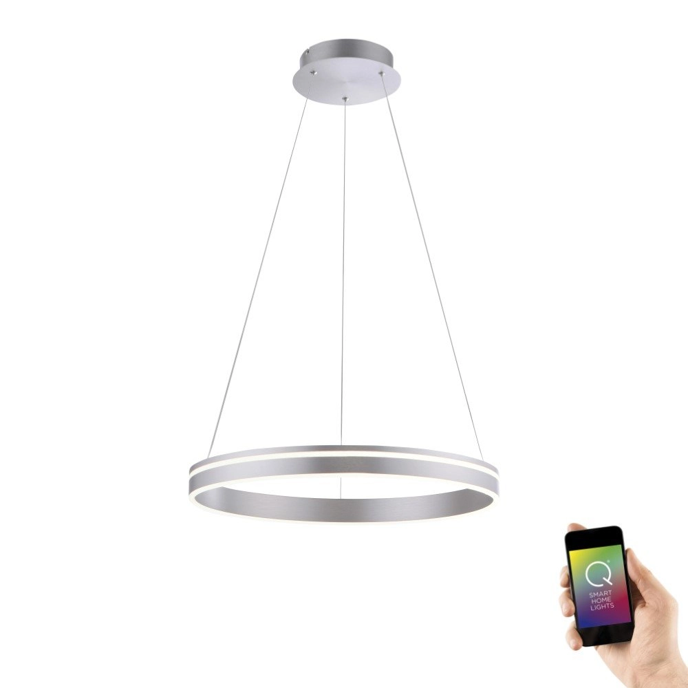 Smart pendant lamp Q-Vito Ø 59cm Paul Neuhaus 4012248332078