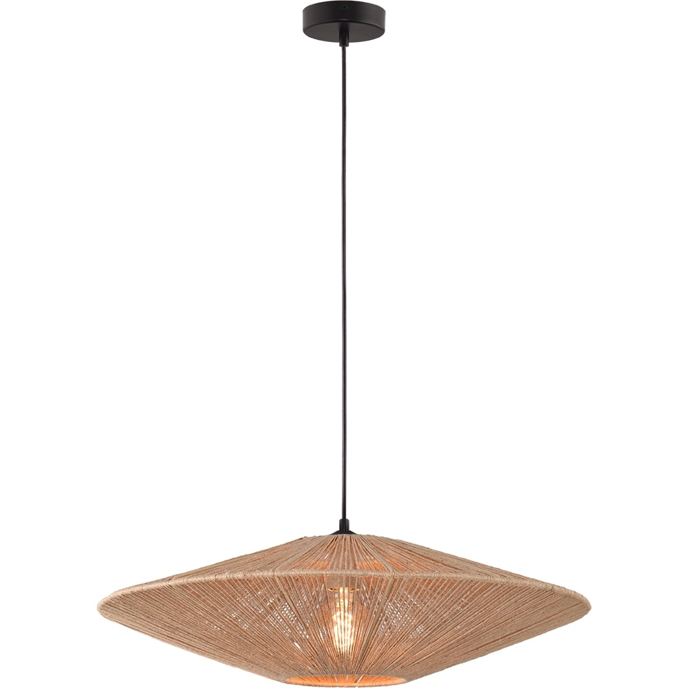Japandi pendant lamp Bicono Ø 65cm