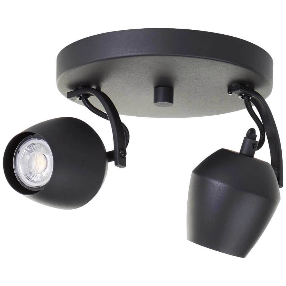 3-light surface-mounted spotlight Vertino black Brilliant 4004353441387