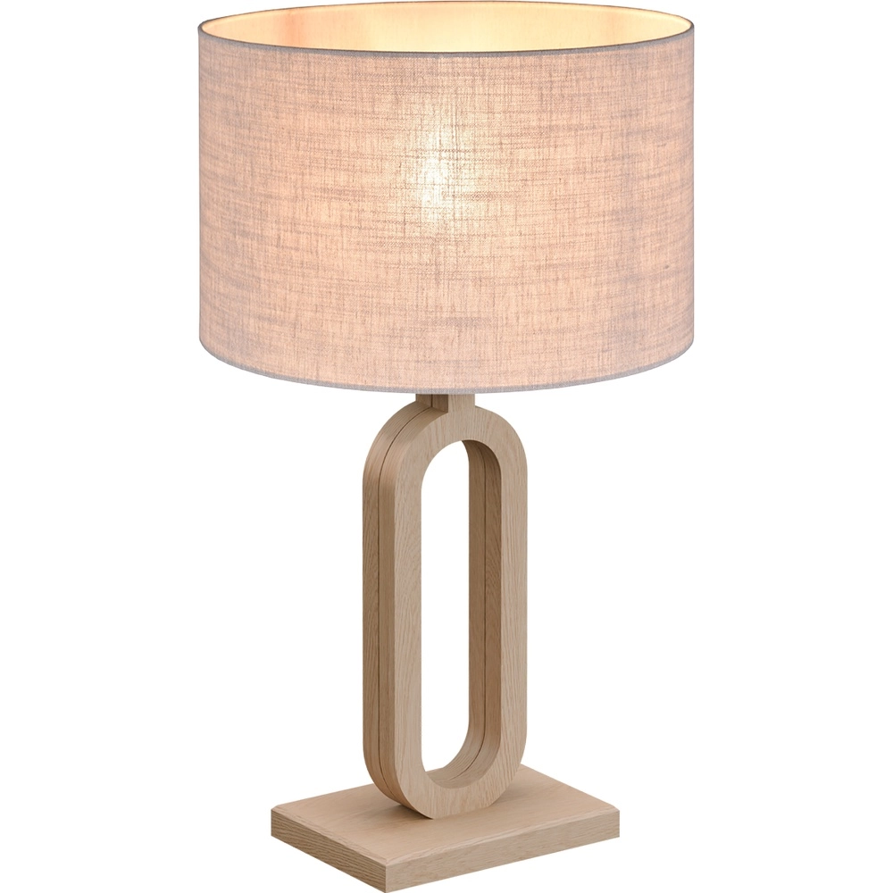 Table lamp Sino Loop 39cm light wood
