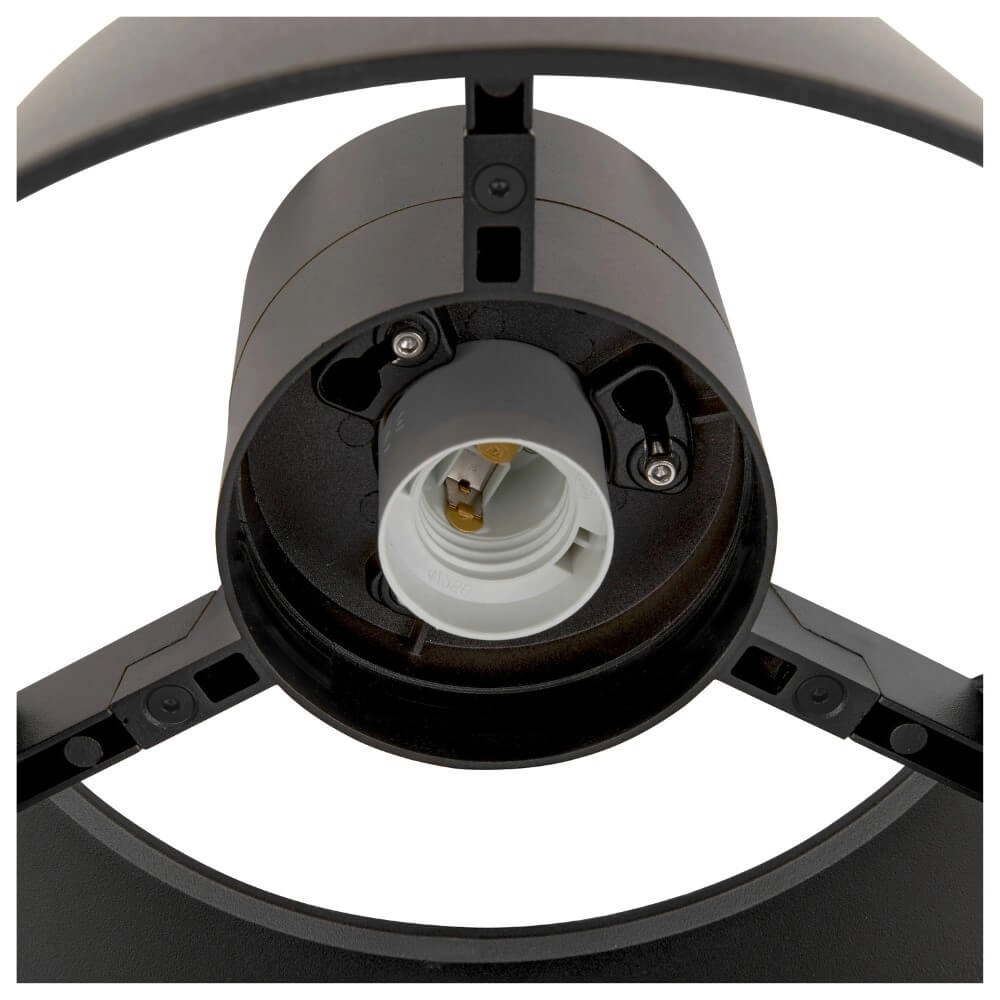 Porch ceiling lamp Photoni black - Ø 25cm SLV 4024163280952