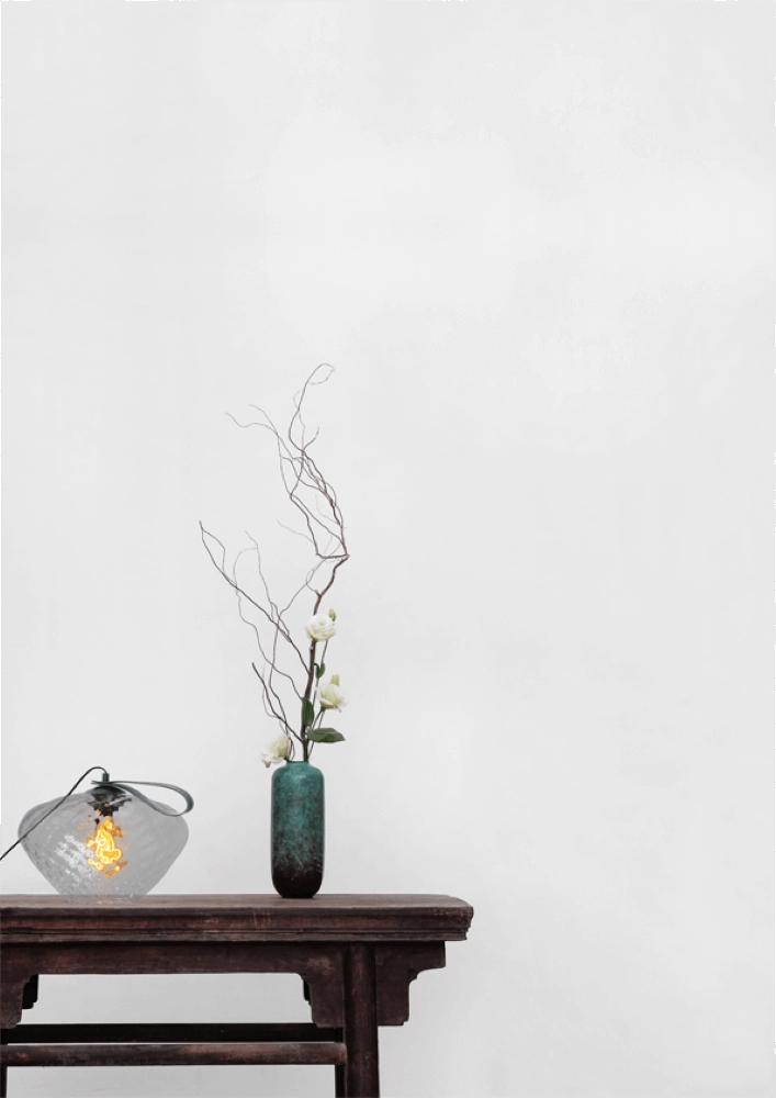 Table lamp Porto Carry with Blossom clear glass Masterlight 8718121271347