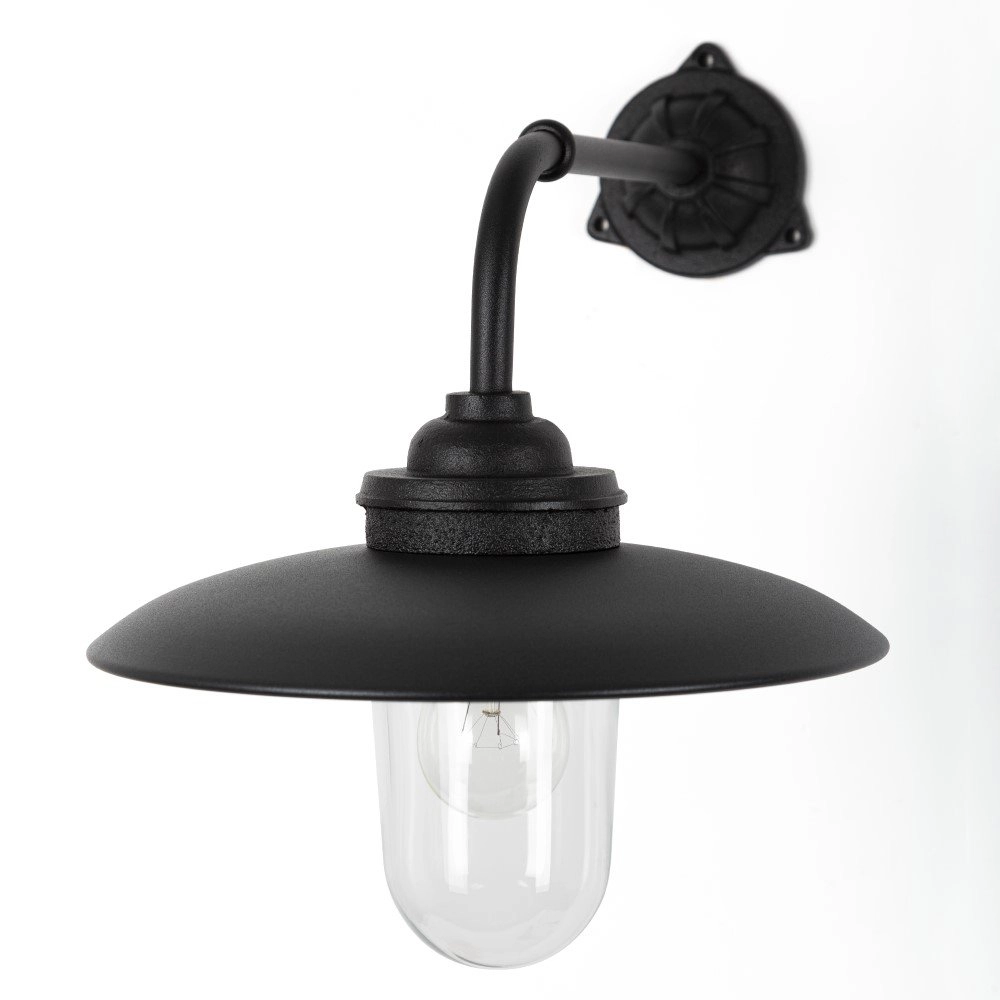 Cast iron wall lamp Provence Matt black KS Verlichting 8714732758505