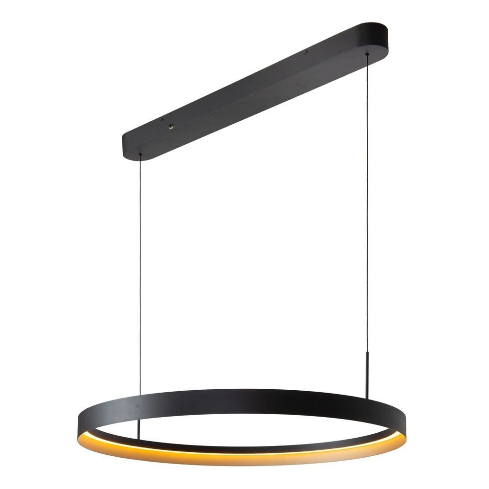 Design pendant lamp Radiant black Ø 80cm Lucide Vibes 5411212461131