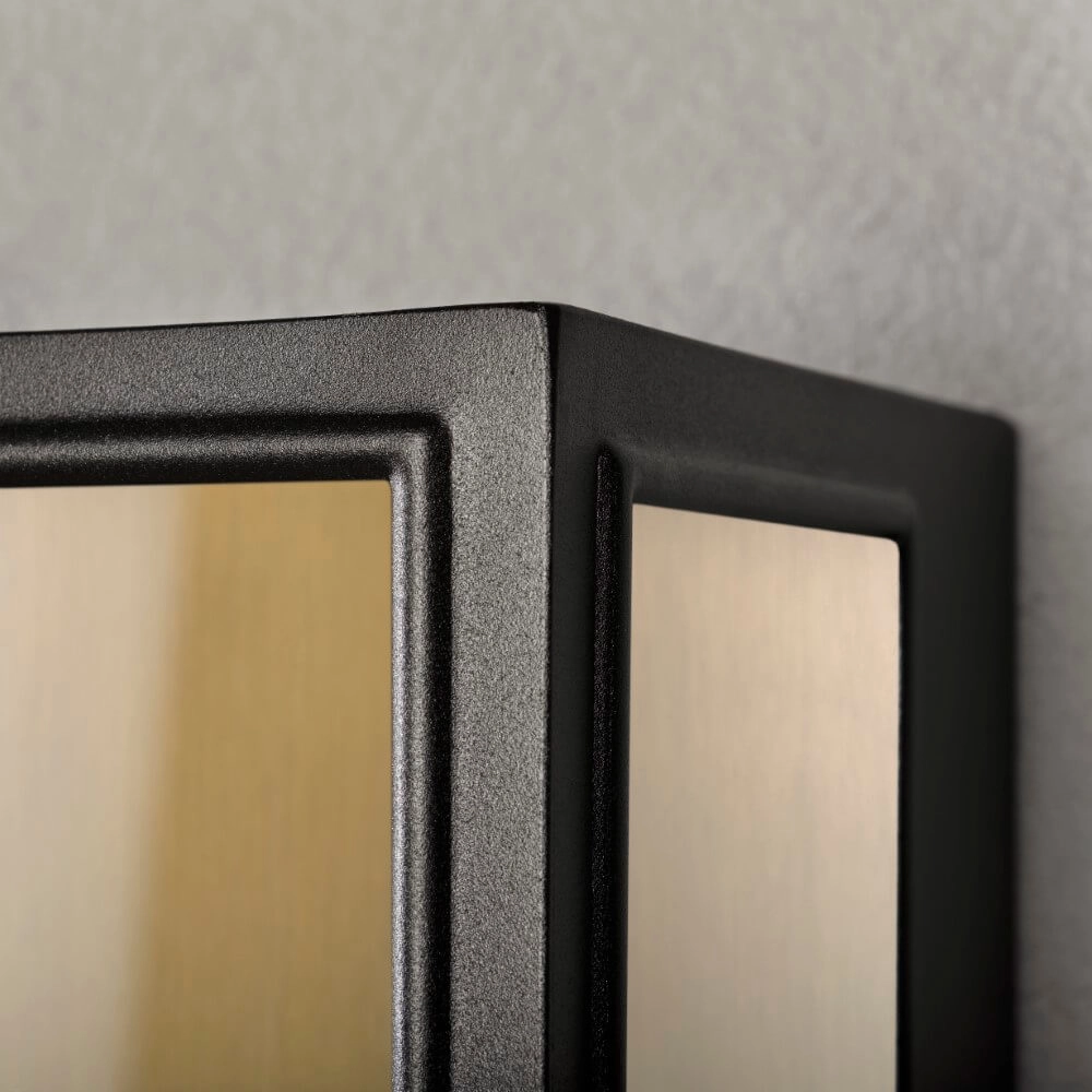 Outdoor lamp Carpi black with gold KonstSmide 7318303477584