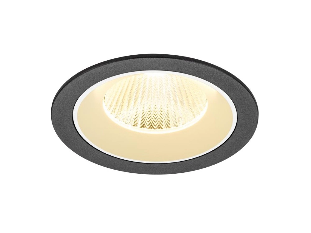 Recessed spotlight Numinos L black/white 3000K - 40deg SLV 4024163309769