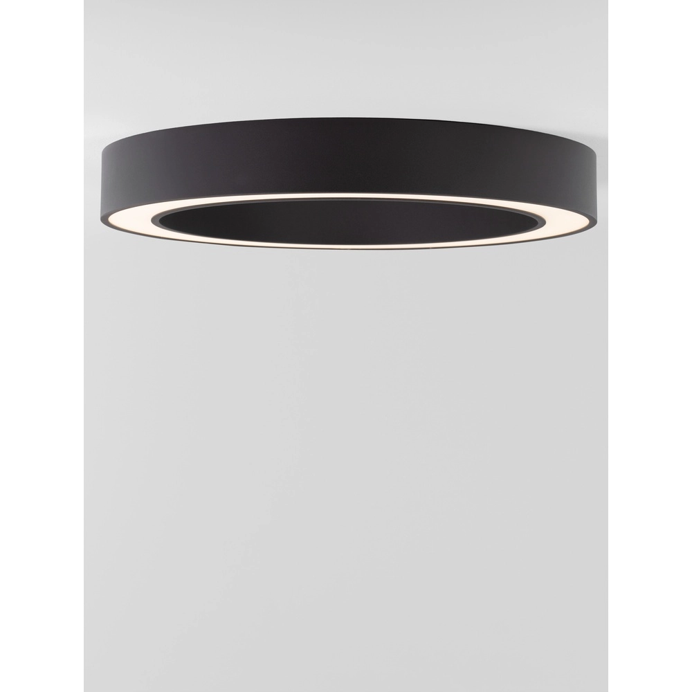 Ceiling lamp Morbido black Ø 60cm