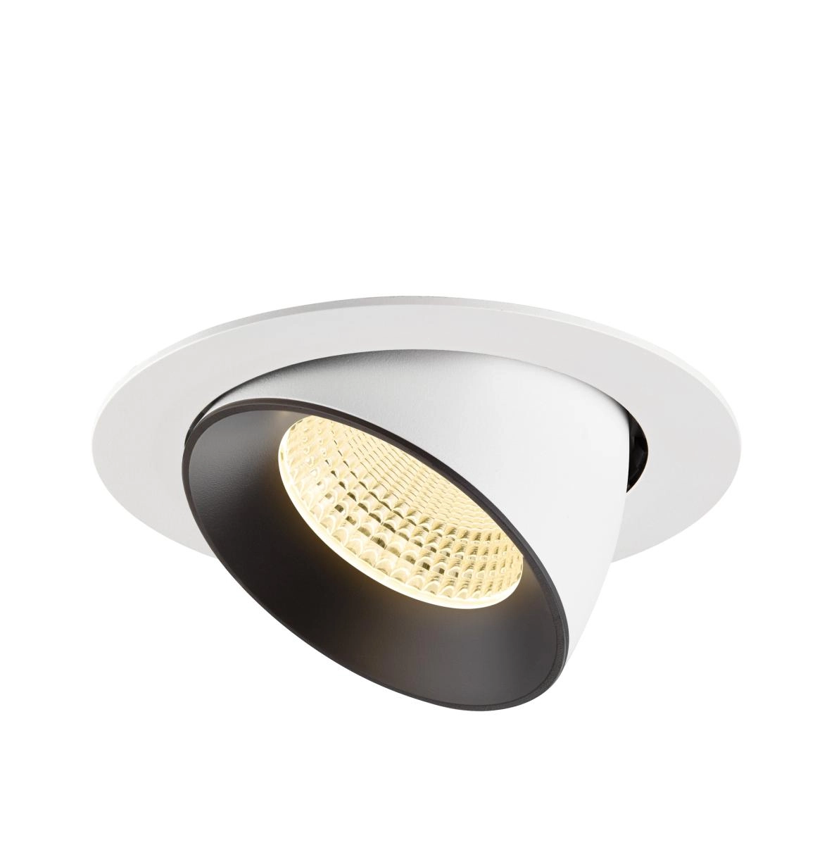 Recessed spotlight Numinos Gimble XL white/black 3000K - 55deg SLV 4024163308571