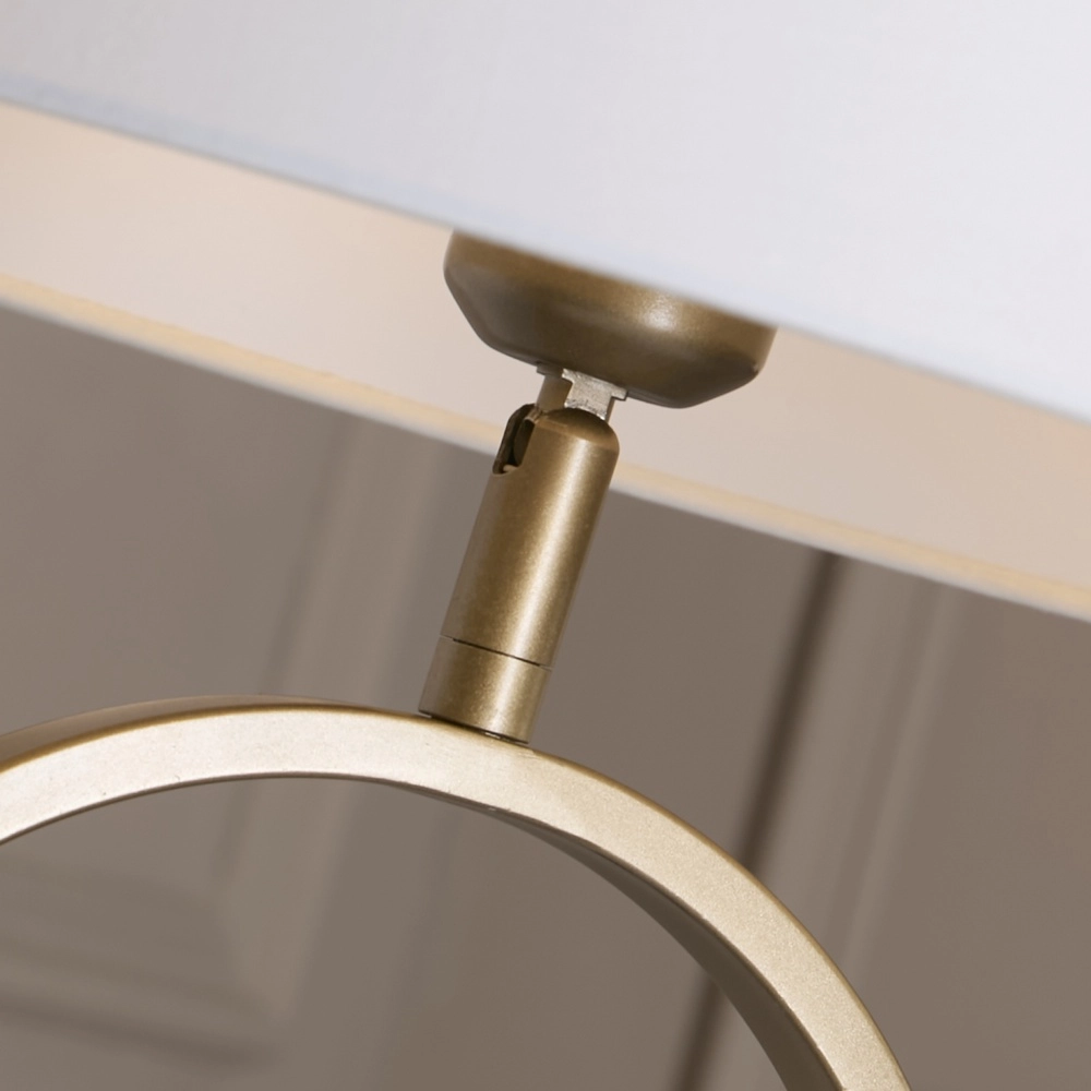 Table lamp Modish bronze with white cap Searchlight 5053423306391