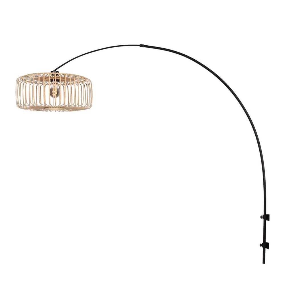 Black wall lamp Sparkled Light bamboo Steinhauer 8712746176834
