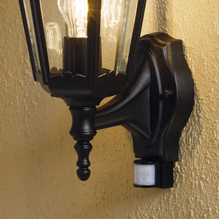 Outdoor lamp Firenze with motion detector black KonstSmide 7318307236750