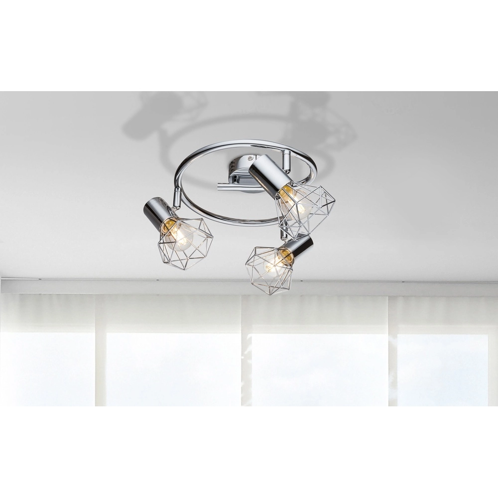 Ceiling lamp Xara I 4-light chrome Globo 9007371331291