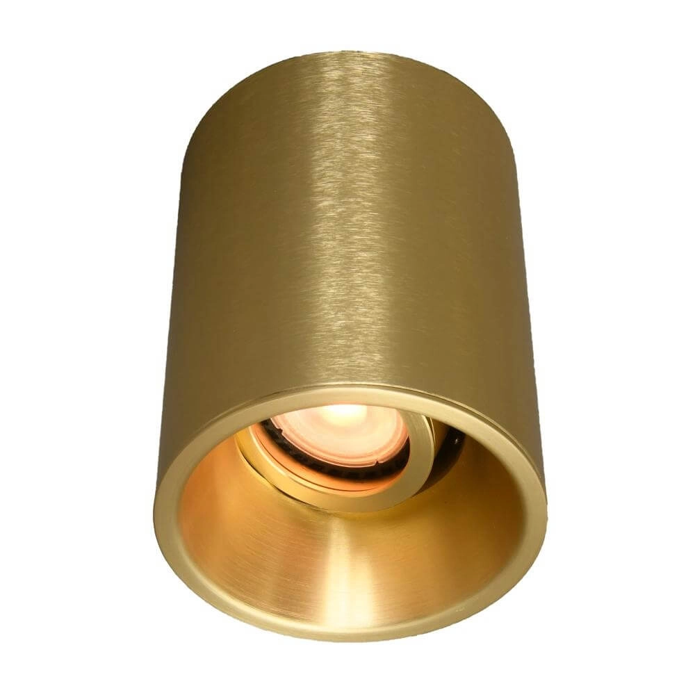 Ceiling spotlight Moreno matte gold