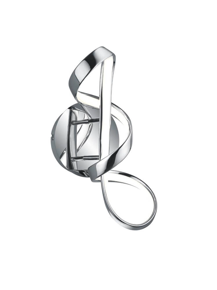 LED wall lamp Perugia chrome