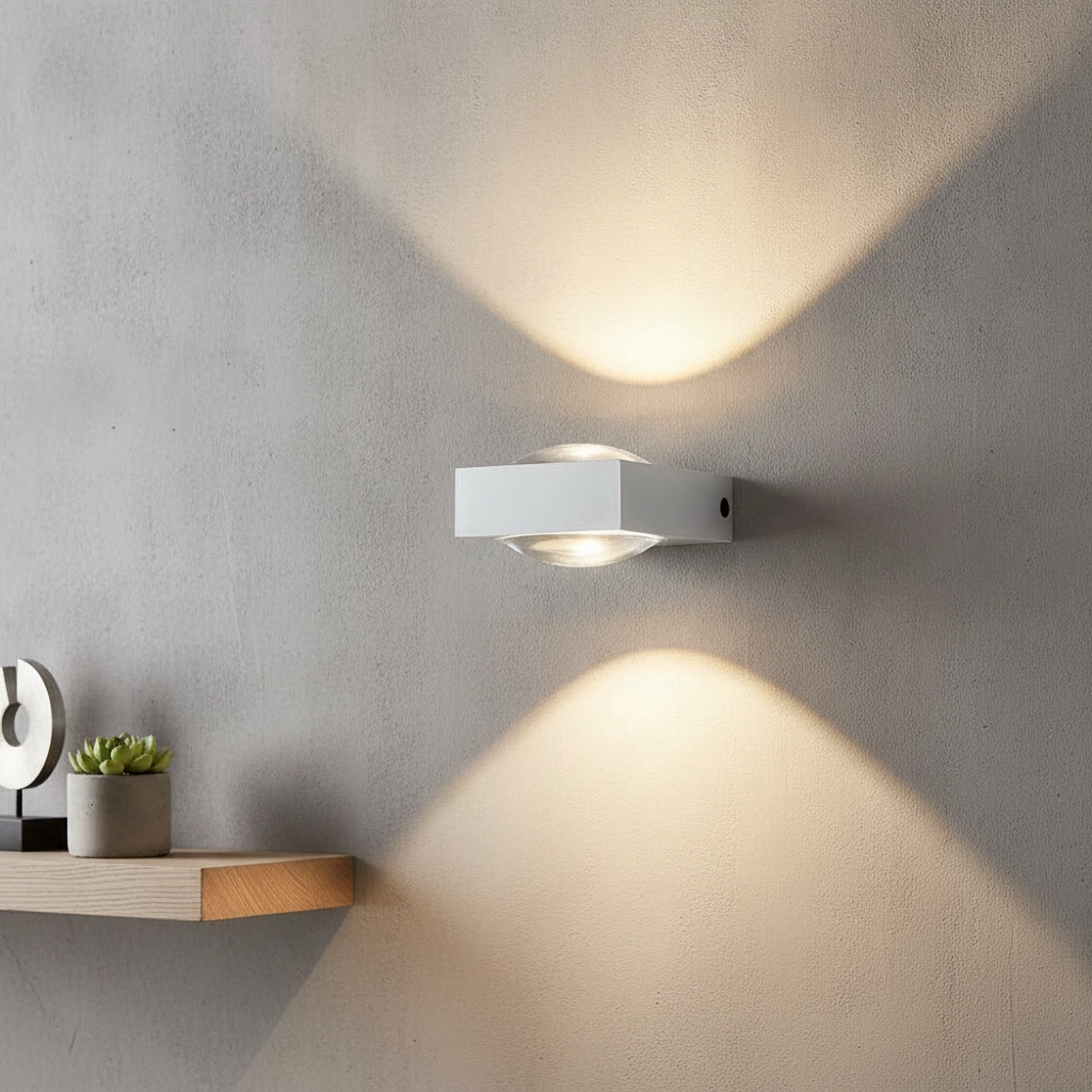 LED wall spot Jena 2x3w - 2700K gray