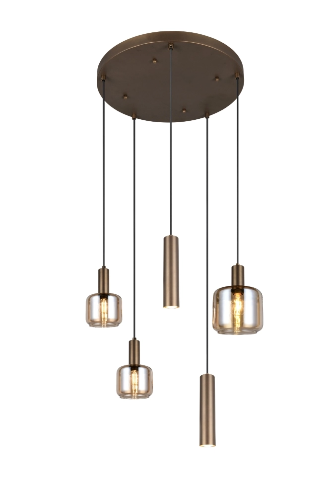 Design pendant lamp Mataro 5-light (2x GU10)