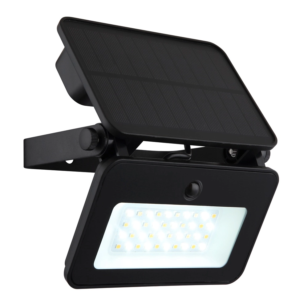 Solar Floodlight Zentro Black