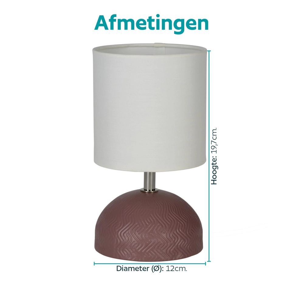 Table lamp Romanoro pink