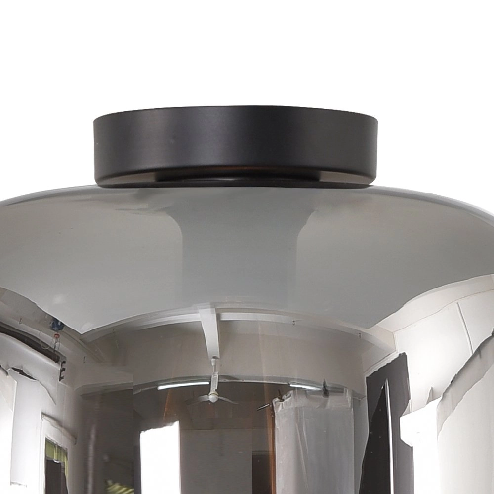 Smoke glass ceiling lamp Preston-28 Artdelight 8719831735785