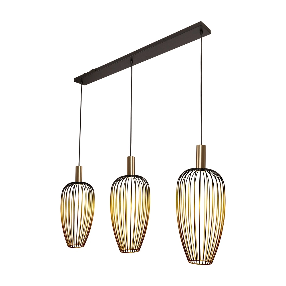3-light wire lamp Aurelie Gold Lucide Vibes 5411212212290
