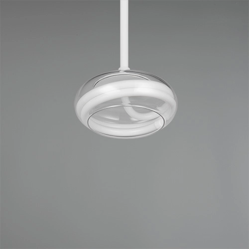 Design pendant lamp Tarsia white Ø 21.5cm Trio 4017807683349