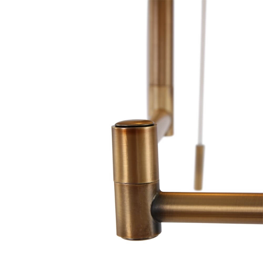 Floor lamp Mexlite 154cm bronze brown with white shade Steinhauer 8712746048087