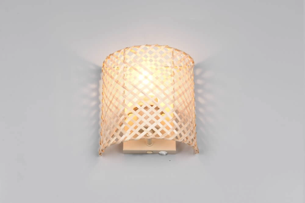 Japandi wall lamp Bina cream Trio 4017807636215