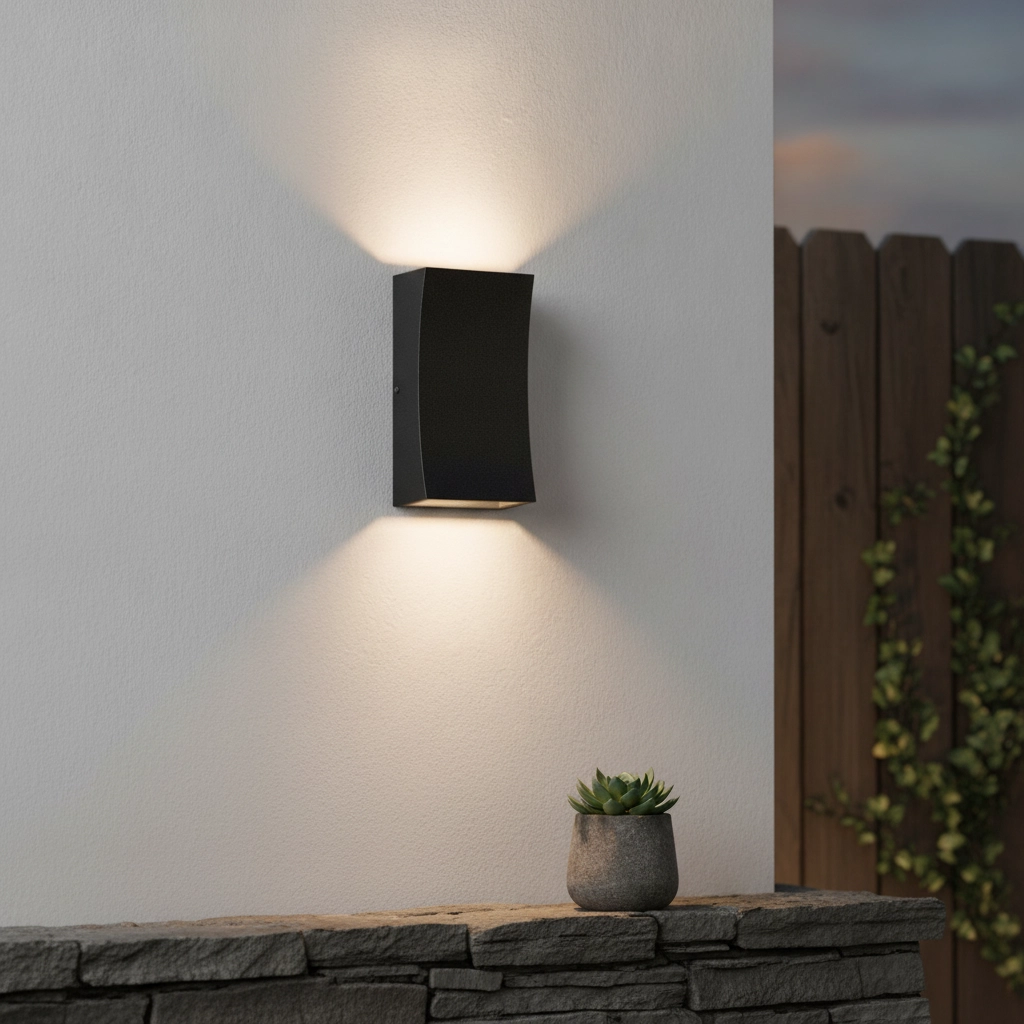 Wall spotlight Boxy Up and down anthracite