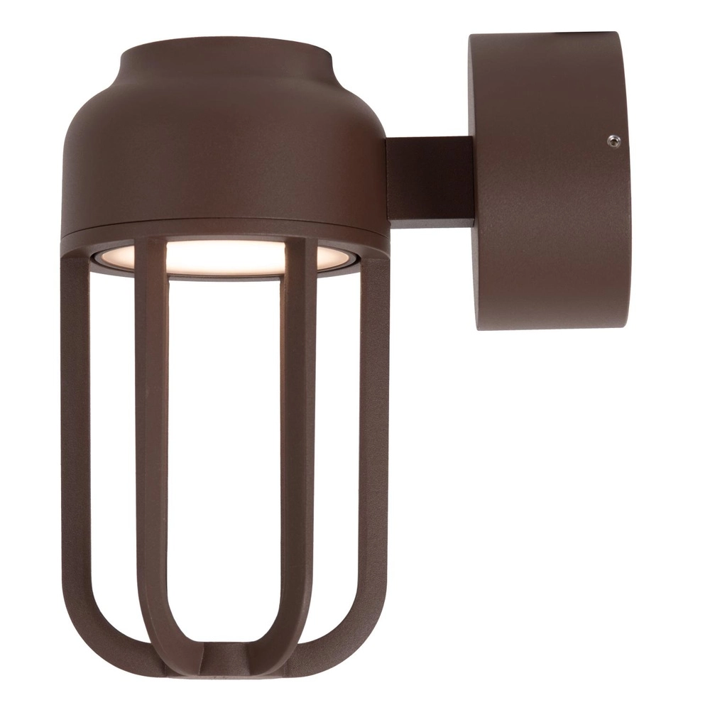 Wall lamp Wells Rusty brown Lucide 5411212334114