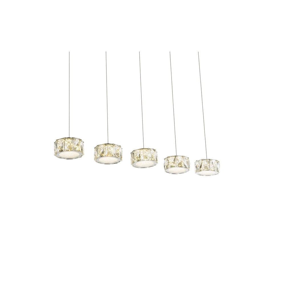 4-light pendant lamp Amur chrome Globo 9007371342068