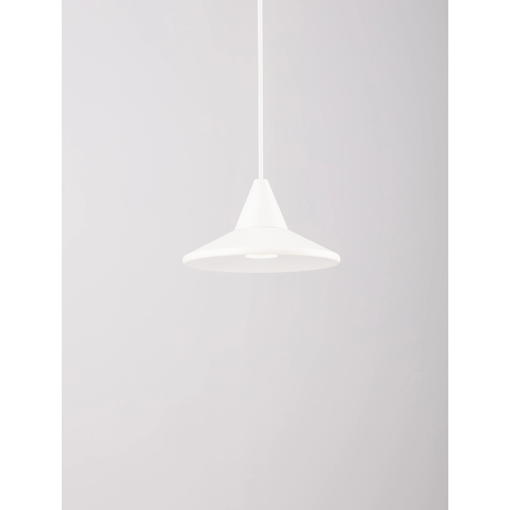 Pendant lamp Dro sleek design white Lyora 5212017445346