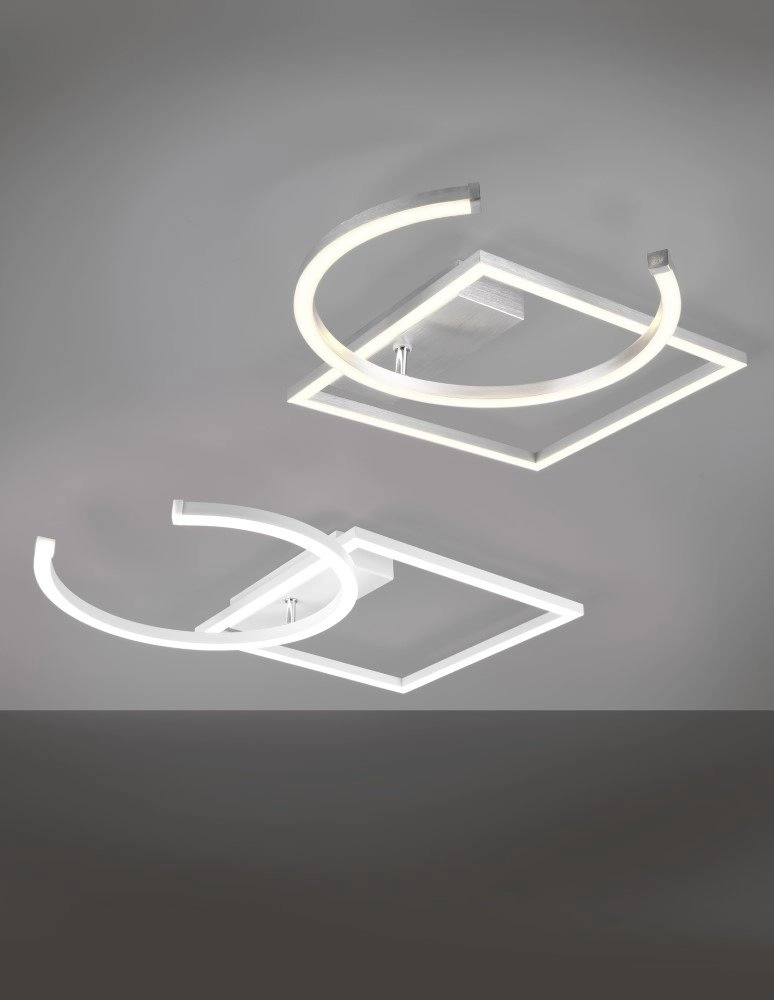 LED flush ceiling light Pivot 23w - 4000K - 54.5cm white Trio 4017807488449