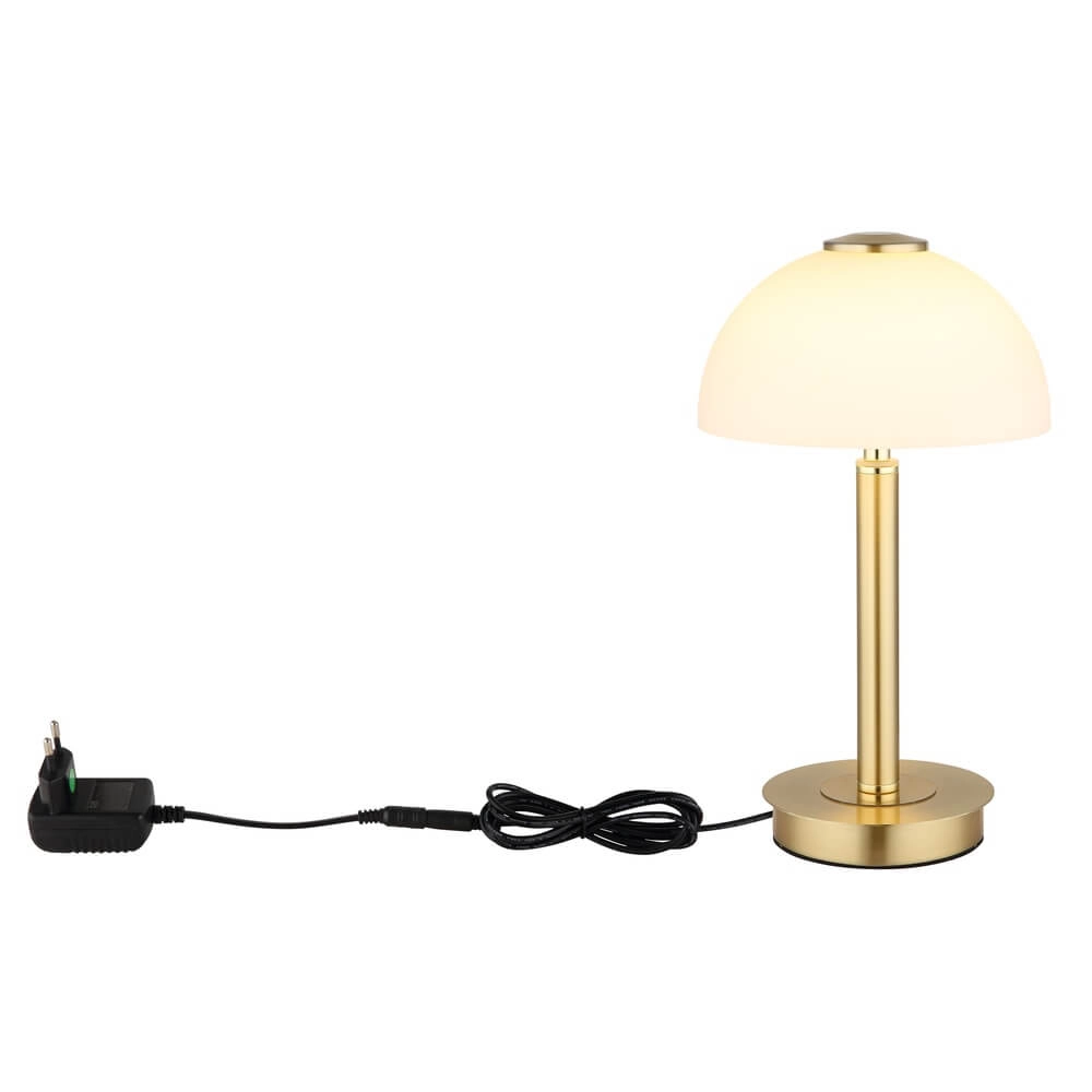 Table lamp Uldin gold with white glass Globo 9007371465729