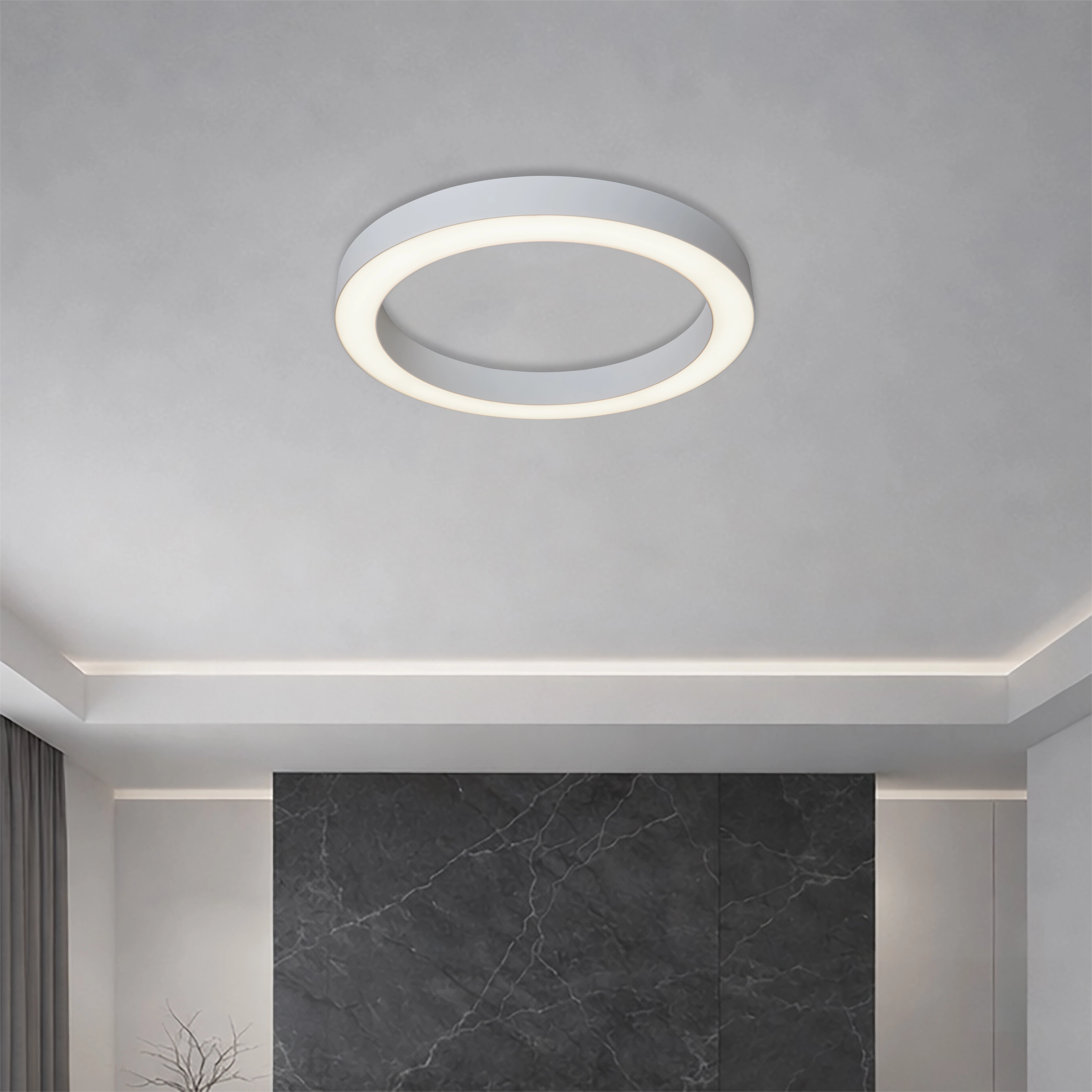 Design ceiling lamp Hey-lo white Ø 60cm Lyora 5053423315171
