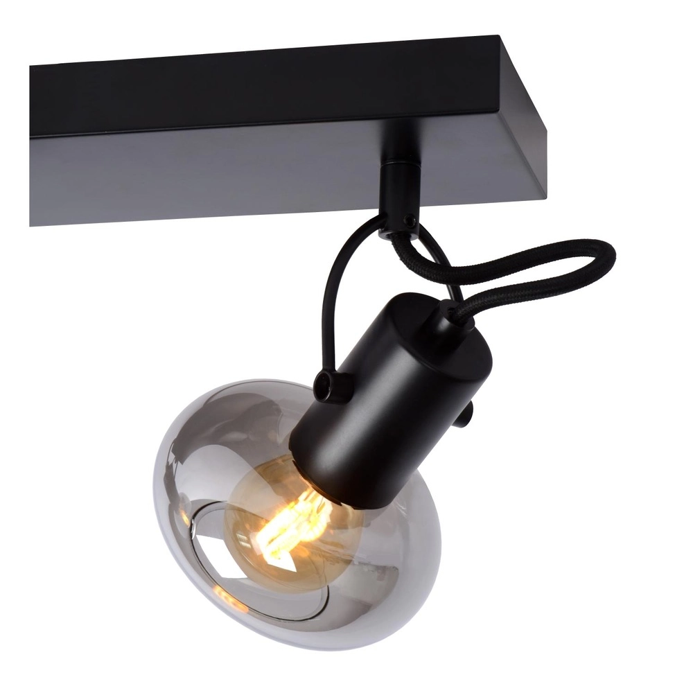 Ceiling lamp Madee 2-light black Lucide 5411212176783