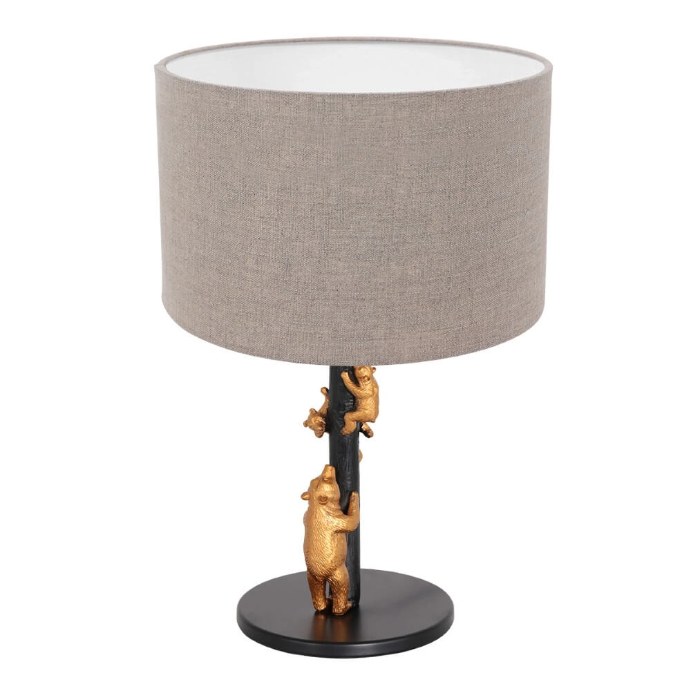 Design table lamp Animaux with taupe hood