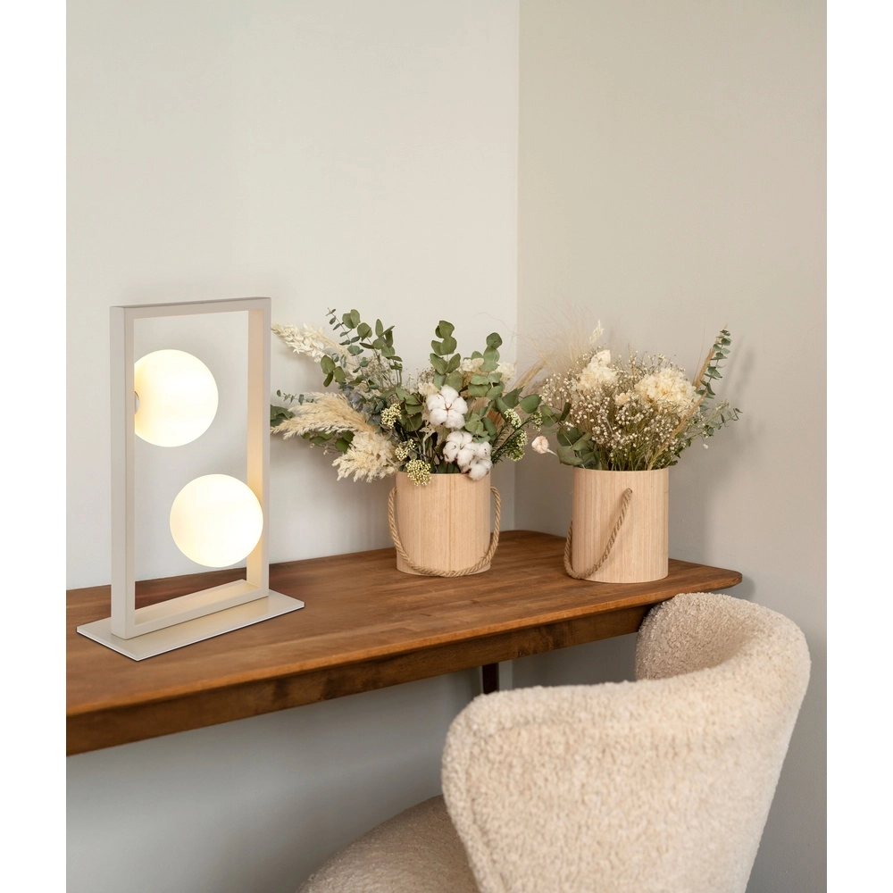 Modern table lamp Nanda sand brown Globo 9007371567041