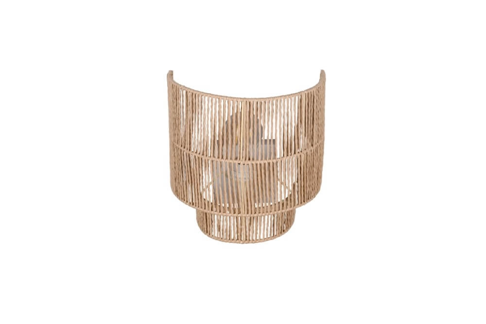 Japandi wall lamp Satna Rattan Trio 4017807636192