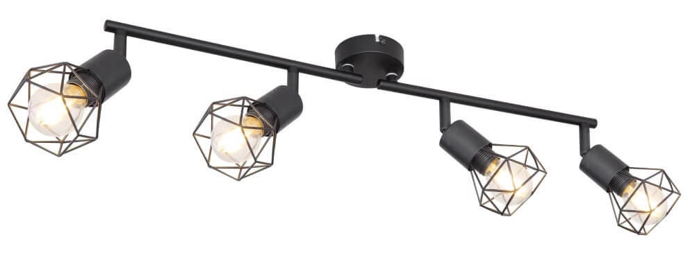 Design ceiling lamp Xara I 4-light black