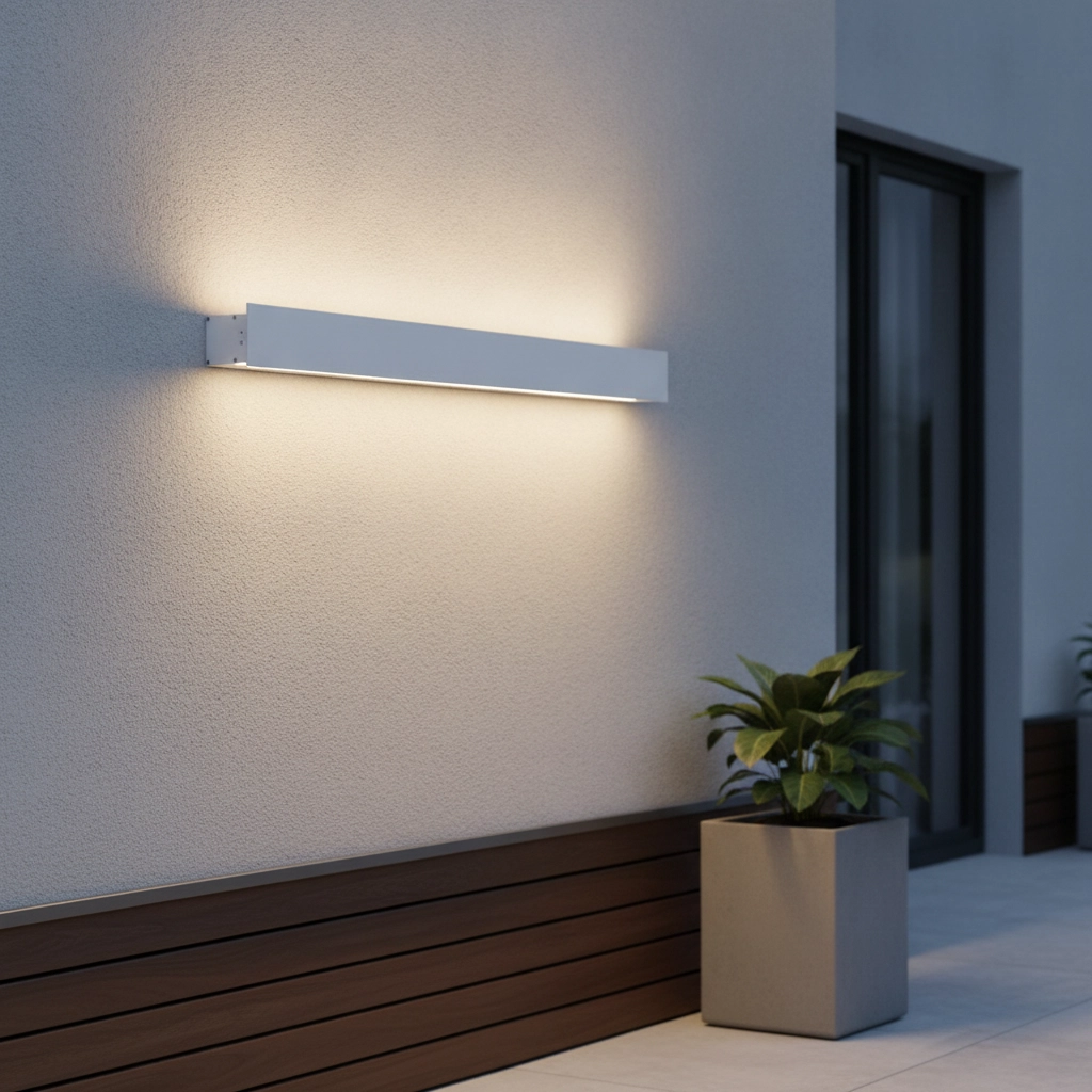 Wall lamp Path Design white 1m
