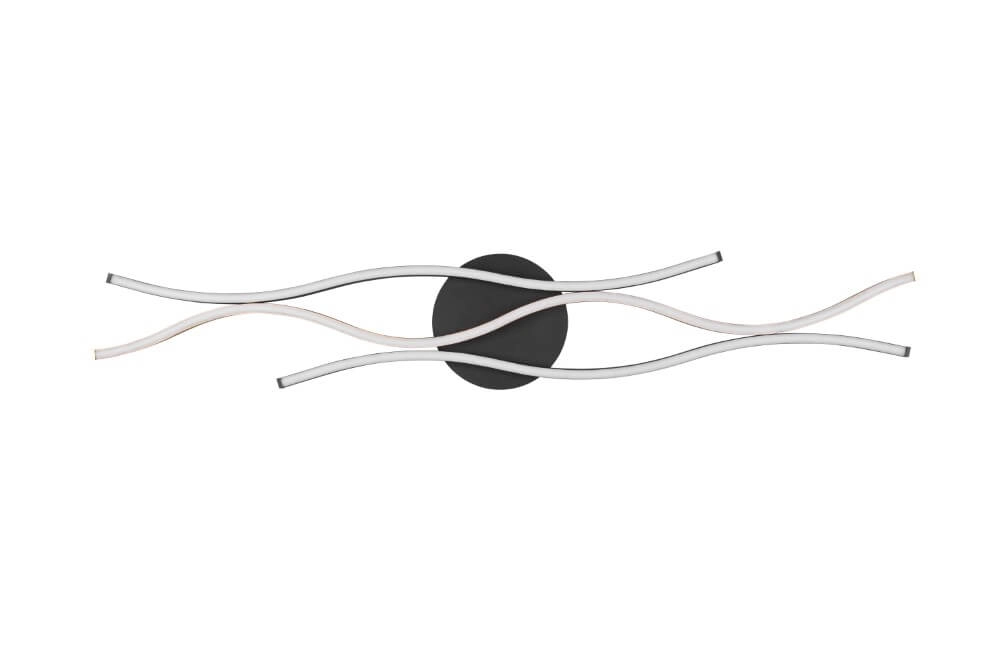 Ceiling light Blaze black with gold Trio 4017807539912