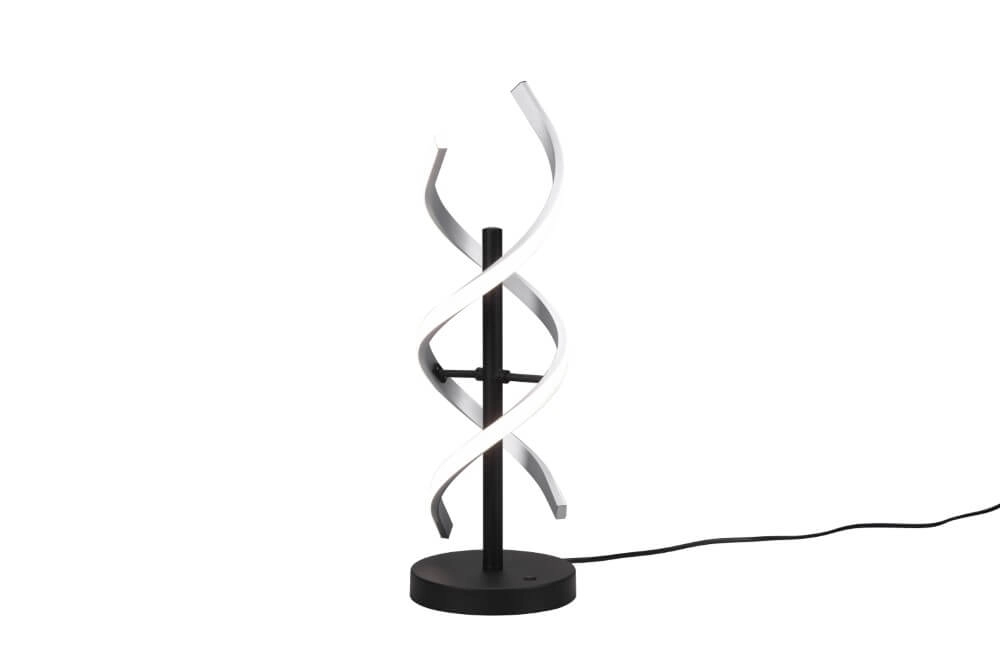 Designer floor lamp Sequence brushed metal