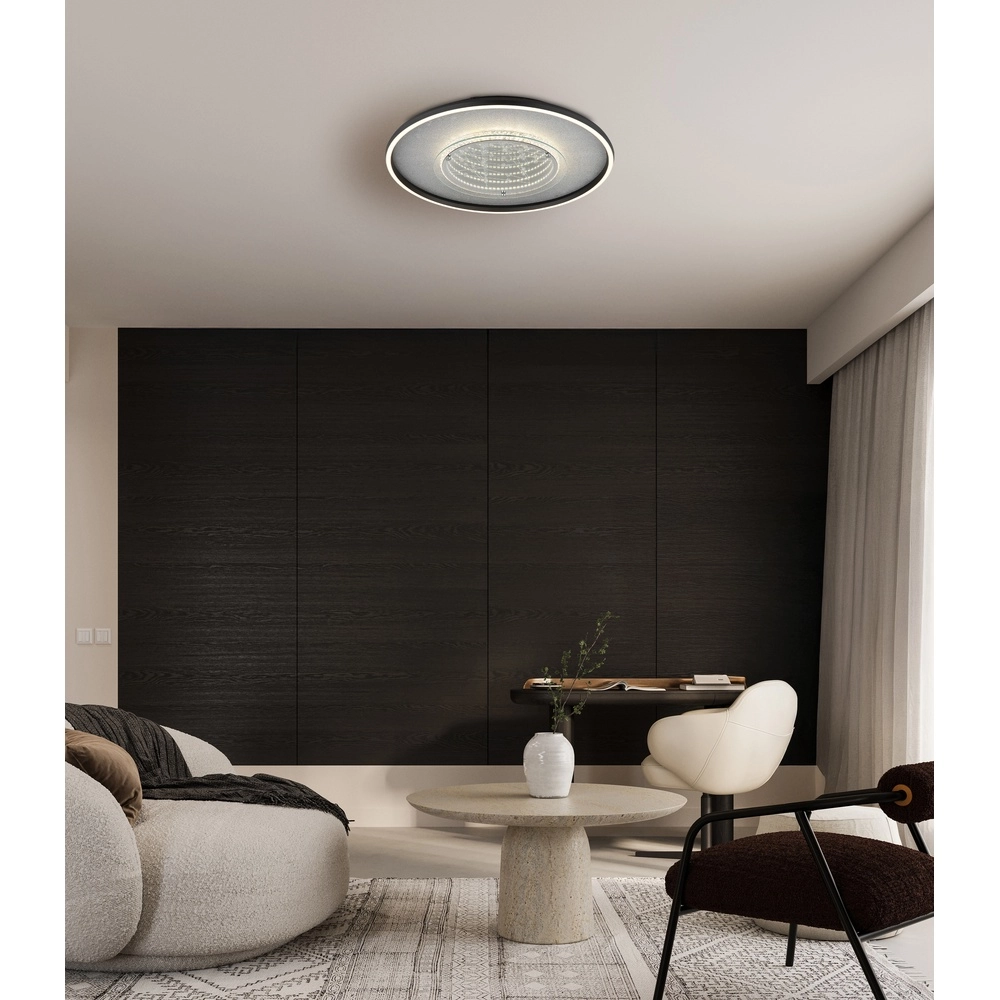 Ceiling lamp Mirrora black Ø 51,5cm Globo 9007371569854
