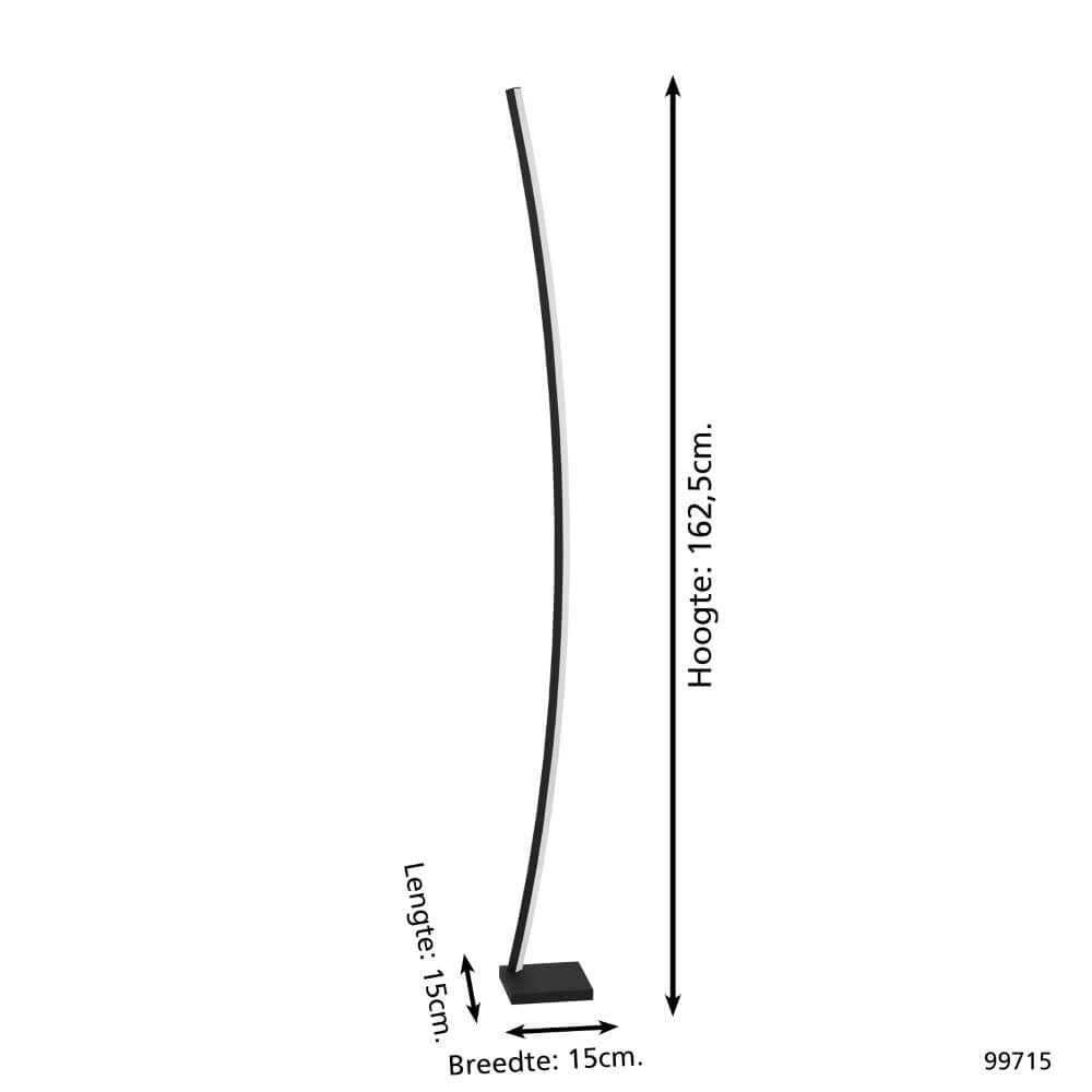 Led floor lamp Picacha Eglo 9002759997151
