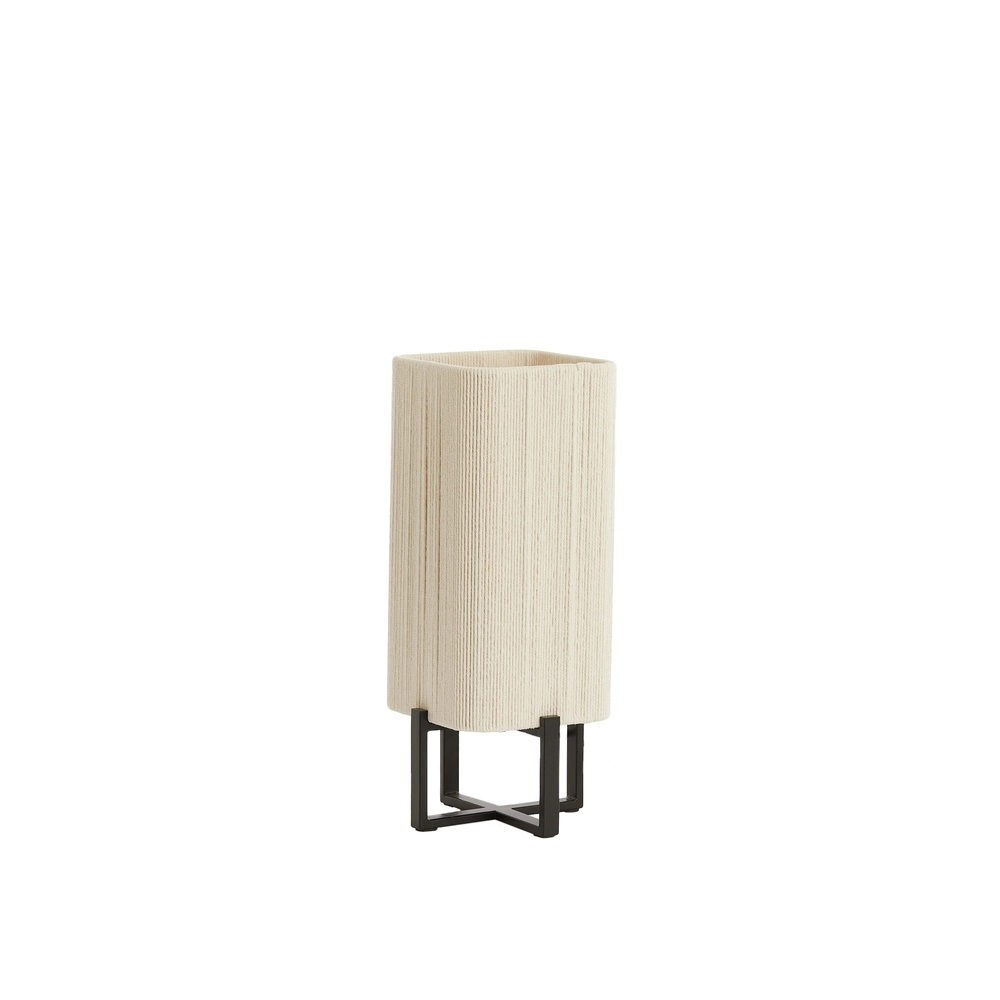 Table lamp Wyn 39cm - cream rope with black Light & Living 8717807792527