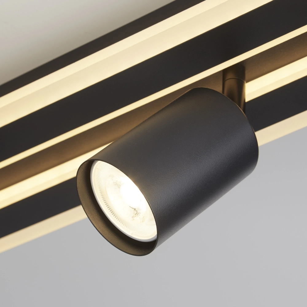 Ceiling lamp San Diego 4-light black Searchlight 5053423302096